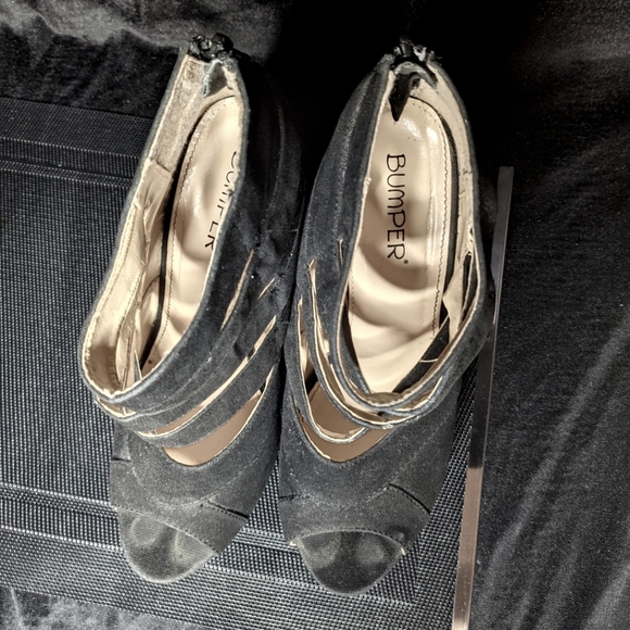 Platform Bumper Cyber Heels - Picture 3 of 4